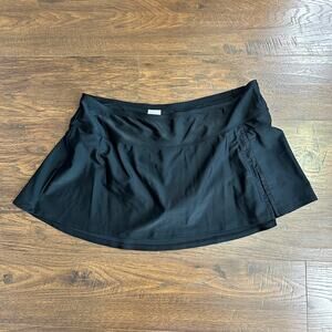 Kona Sol Swim Skort WMNS Plus Size 16W/18W Black Quick Dry Beach Resort Wear